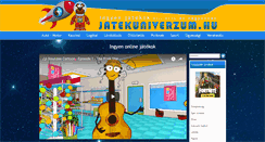 Desktop Screenshot of jatekuniverzum.hu